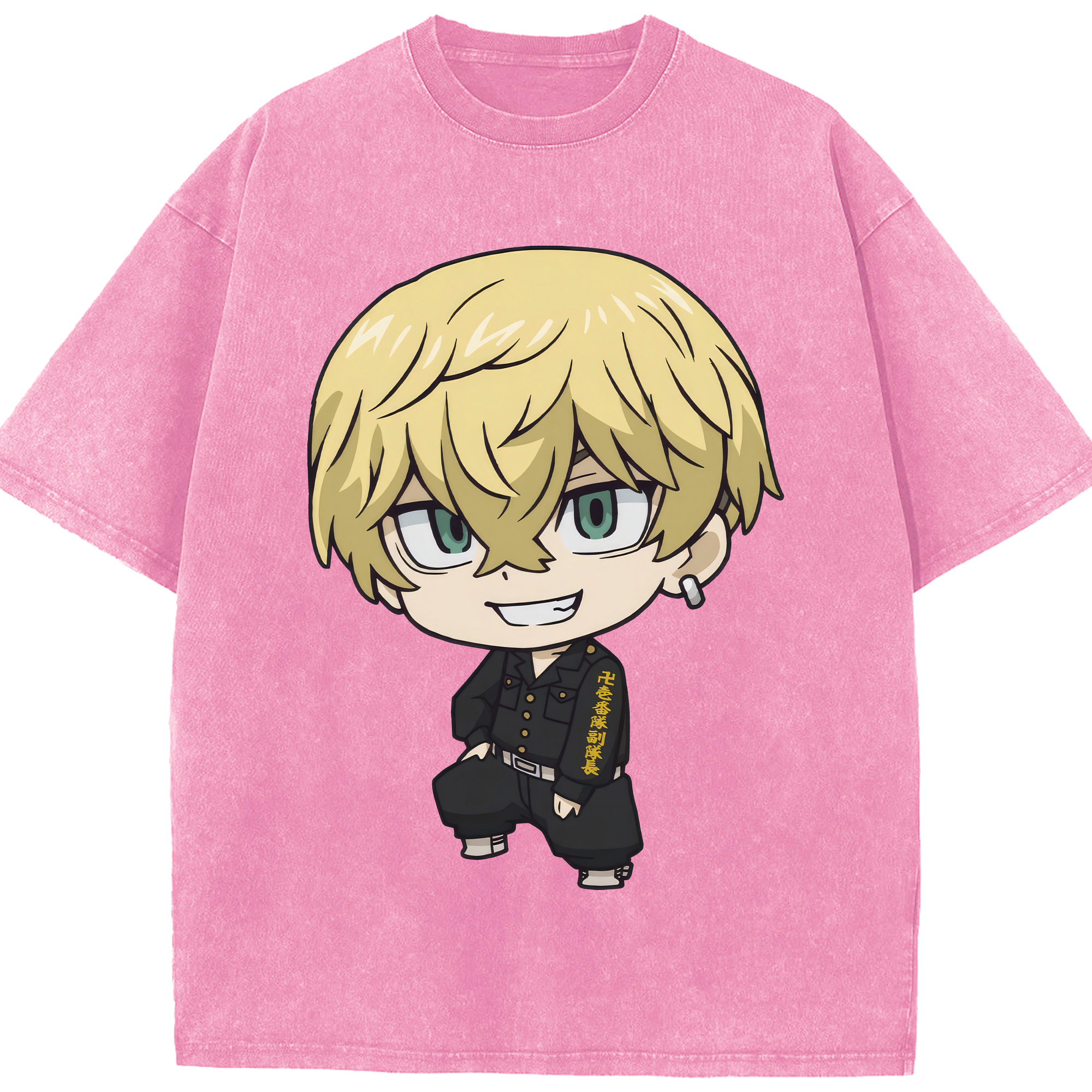 （画像用） 東京リベンジャーズ Tokyo Revengers 綿100% ヴィンテージ風 半袖Tシャツ（フロントプリント）